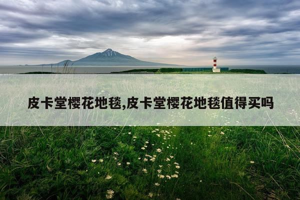 皮卡堂樱花地毯,皮卡堂樱花地毯值得买吗