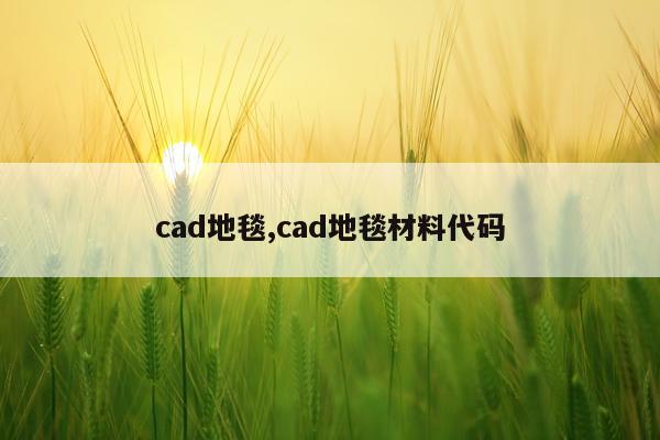 cad地毯,cad地毯材料代码